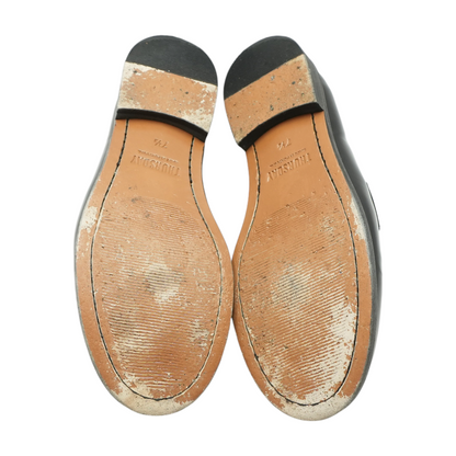 Black Slip-On Flats