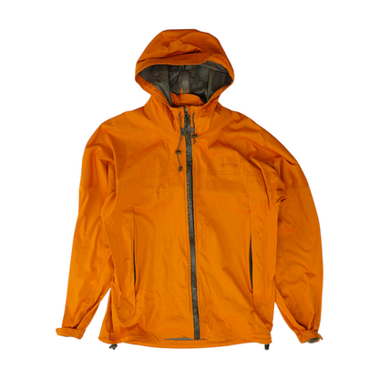 Orange Solid Rain Jacket