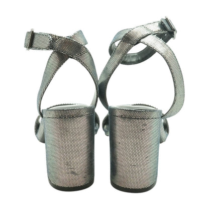 Gray Block Heels
