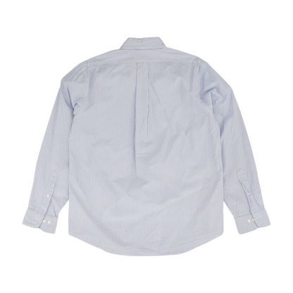 Blue Striped Long Sleeve Button Down