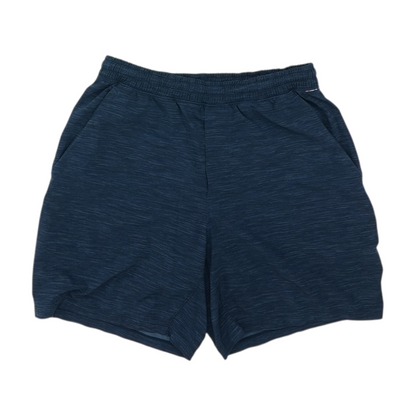 Navy Abstract Active Shorts