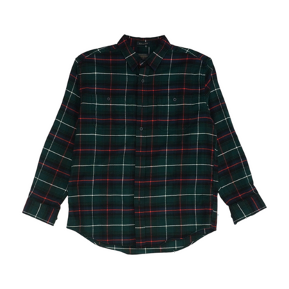 Multi Plaid Flannel Button Down