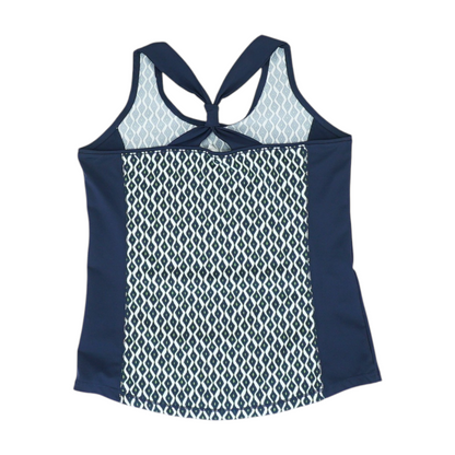 Navy Geometric Active T-Shirt