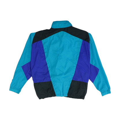 Blue Color Block Active Jacket