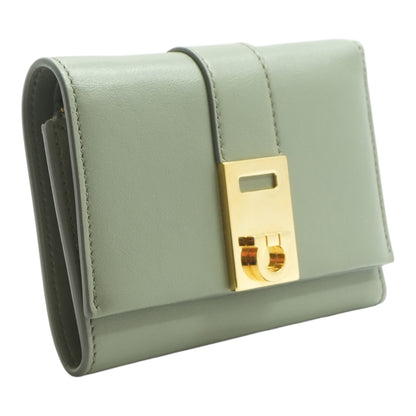 GreenHug Compact Wallet in Palmellato Calfskin