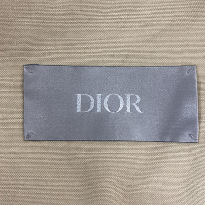 Beige'Christian Dior Couture 1947' Embroidered Hooded Bomber Jacket