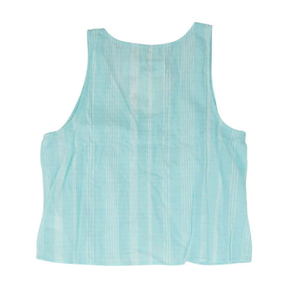 Blue Striped Tank Knit Top