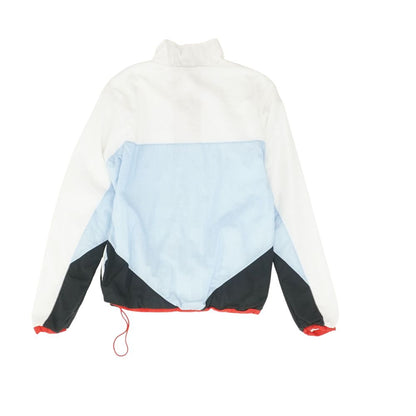 Blue Color Block 1/4 Zip Pullover
