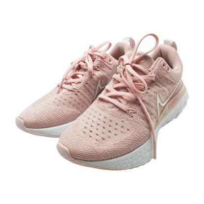 React Infinity Run Fly Knit 2 Pink Low Top Athletic Shoes
