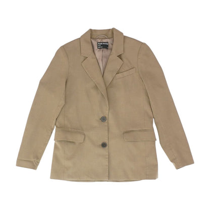 Brown Solid Blazer