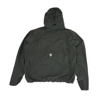 Charcoal Solid Rain Jacket