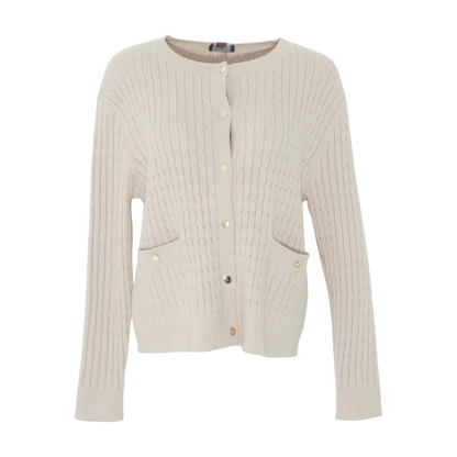 Beige 100% Merino Wool Sweater