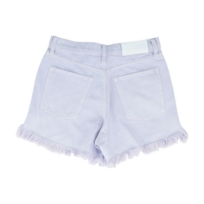 Lavender Solid Chino Shorts