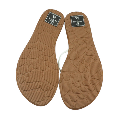 Volcom White Flip-Flop Sandals – Image 4