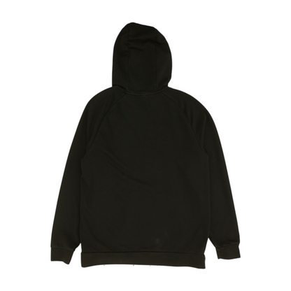 Black Solid Hoodie Pullover