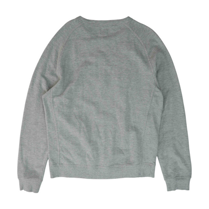 Gray Solid Sweatshirt Pullover