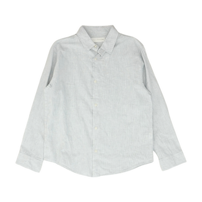 Blue Striped Long Sleeve Button Down