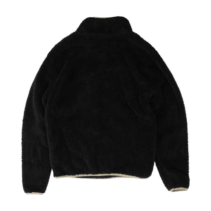 Black Solid 1/4 Zip Pullover