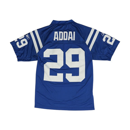 Blue Addai #29 Indianapolis Colts Graphic Short Sleeve Jersey