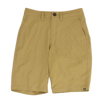 Tan Solid Chino Shorts