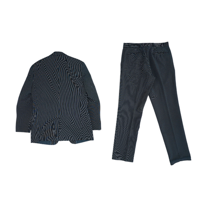 Black Striped Suit