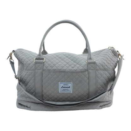 Beige Weekender Bag