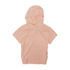 Peach Solid Hoodie Pullover
