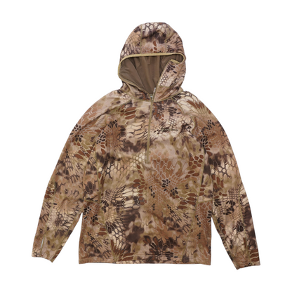Green Camo Hoodie Pullover