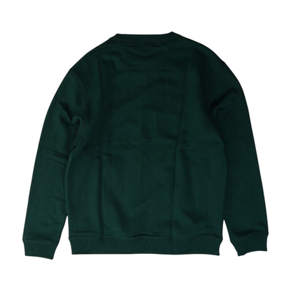 Green Solid Sweatshirt Pullover