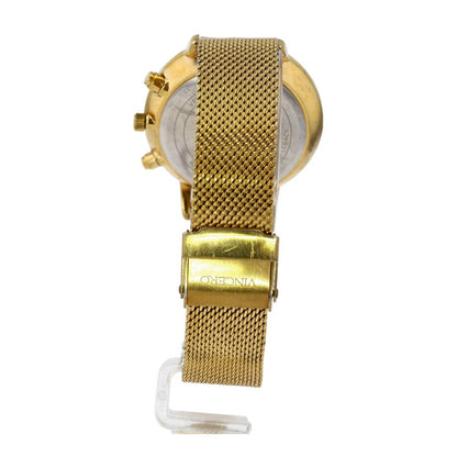 Women's Kleio Gold Tone Mesh Chrongraph Stainless Steel Watch