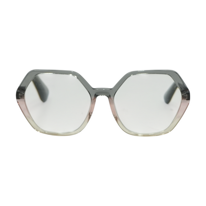 Gray Dixie Geometric Prescription Eyewear