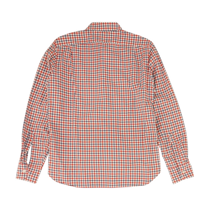 Red Check Long Sleeve Button Down