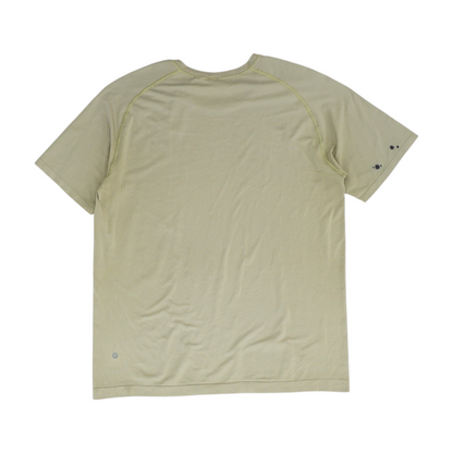 Beige Solid Active T-Shirt
