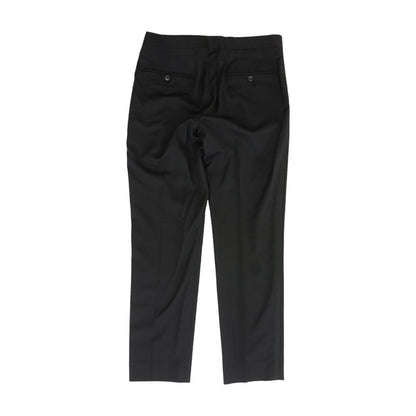Black Solid Dress Pants