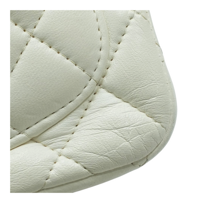 Classic Mini Square Flap Bag in White