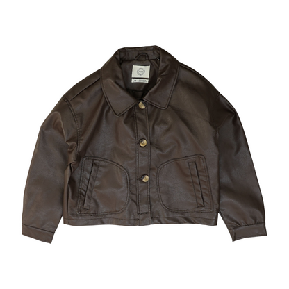 Brown Solid Jacket