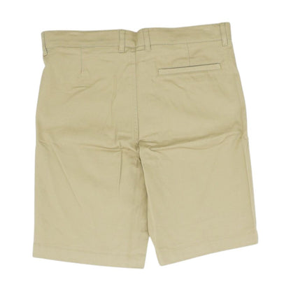 Khaki Solid Chino Shorts