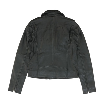 Classic Leather Moto Jacket