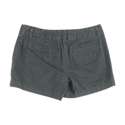 Black Solid Chino Shorts