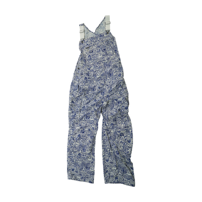 Blue Graphic Regular Overall Pants