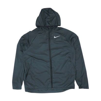 Black Solid Active Jacket