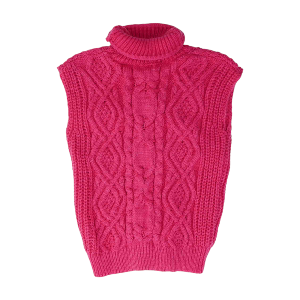 Pink Vest Sweater