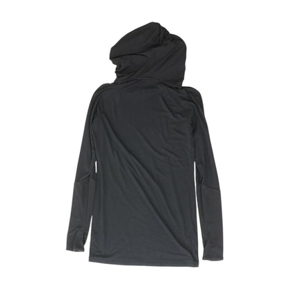 Black Solid Cowl Neck T-Shirt