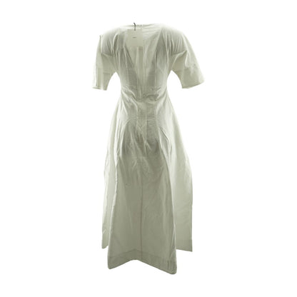 White Formal Midi Dress