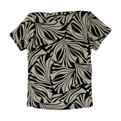Gray Abstract Blouse