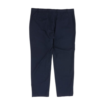 Navy Solid Dress Pants