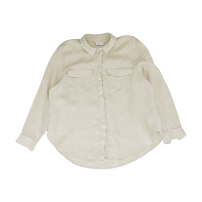 Beige Button Down