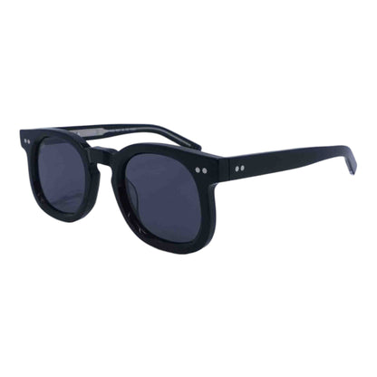 Black Vista Round Sunglasses