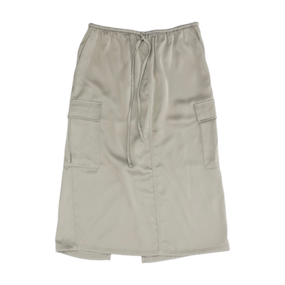 Brown Petite Midi Skirt