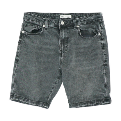 Black Denim Shorts